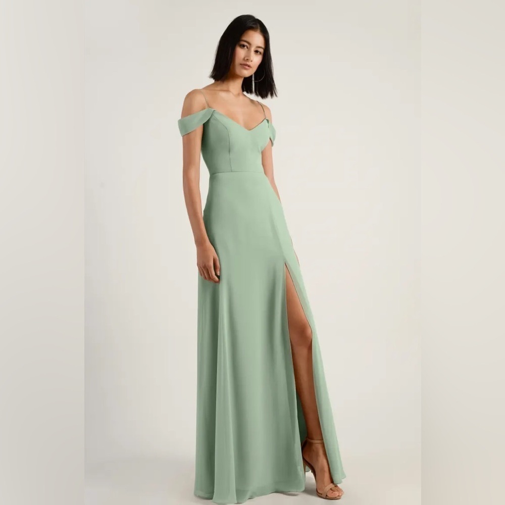 Jenny Yoo Priya Style 1987 Sea Glass sz 2